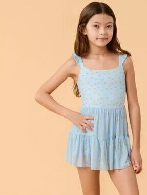 Blogilates Girls' Mommy & Me Ballerina Ruffle Dress